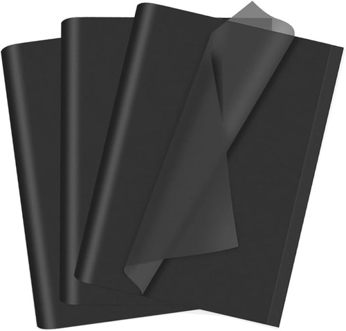 Schwarzes seidenpapier 100 - seidenpapier,