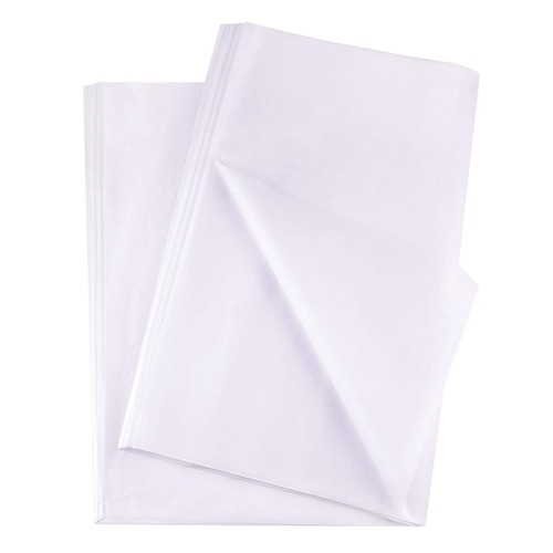 Weißes seidenpapier - weißes,