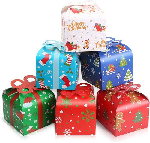 24x weihnachts geschenkboxen - weihnachts,