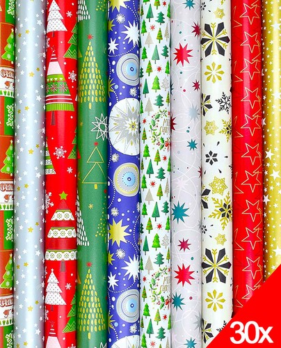 Rollen geschenkpapier - 30,
